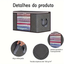 Caixa Saco Organizador Grande Edredom Cobertor Casaco Guarda Roupa Ecológico Anti-Poeira Umidade Insetos Multiuso