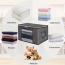 Caixa Saco Organizador Grande Edredom Cobertor Casaco Guarda Roupa Ecológico Anti-Poeira Umidade Insetos Multiuso