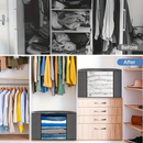 Caixa Saco Organizador Grande Edredom Cobertor Casaco Guarda Roupa Ecológico Anti-Poeira Umidade Insetos Multiuso