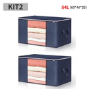 Organizador de Roupas e Edredons 84L - Caixa Saco Ecológica Anti-Poeira, Umidade e Insetos | Norden Casa