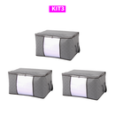 Organizador de Roupas e Edredons 84L - Caixa Saco Ecológica Anti-Poeira, Umidade e Insetos | Norden Casa