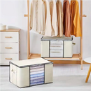 Caixa Saco Organizador Cobertor Casaco Guarda Roupa Ecológico Anti-Poeira Umidade Insetos Multiuso